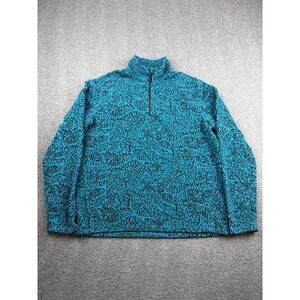 Cubbies Women's Size Small Pullover Fleece Sweater Quarter Zip